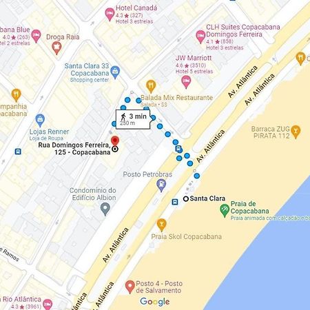 ריו דה ז'ניירו M30 - Flat A 3 Minutos Da Praia De Copacabana מראה חיצוני תמונה