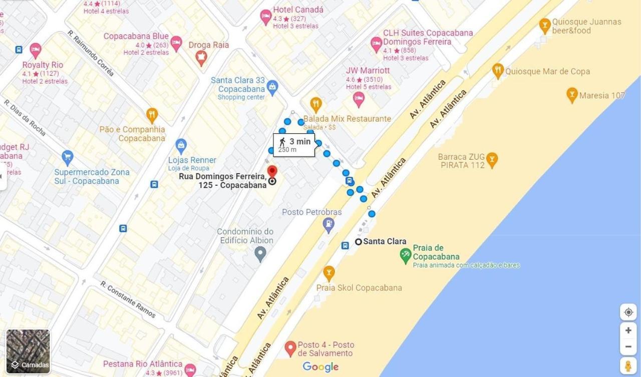 ריו דה ז'ניירו M30 - Flat A 3 Minutos Da Praia De Copacabana מראה חיצוני תמונה
